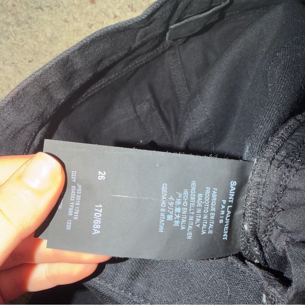 Authentic Saint Lauren black jeans - Picture 3 of 7